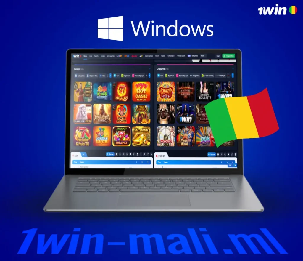 Télécharger l'application 1win pour Windows