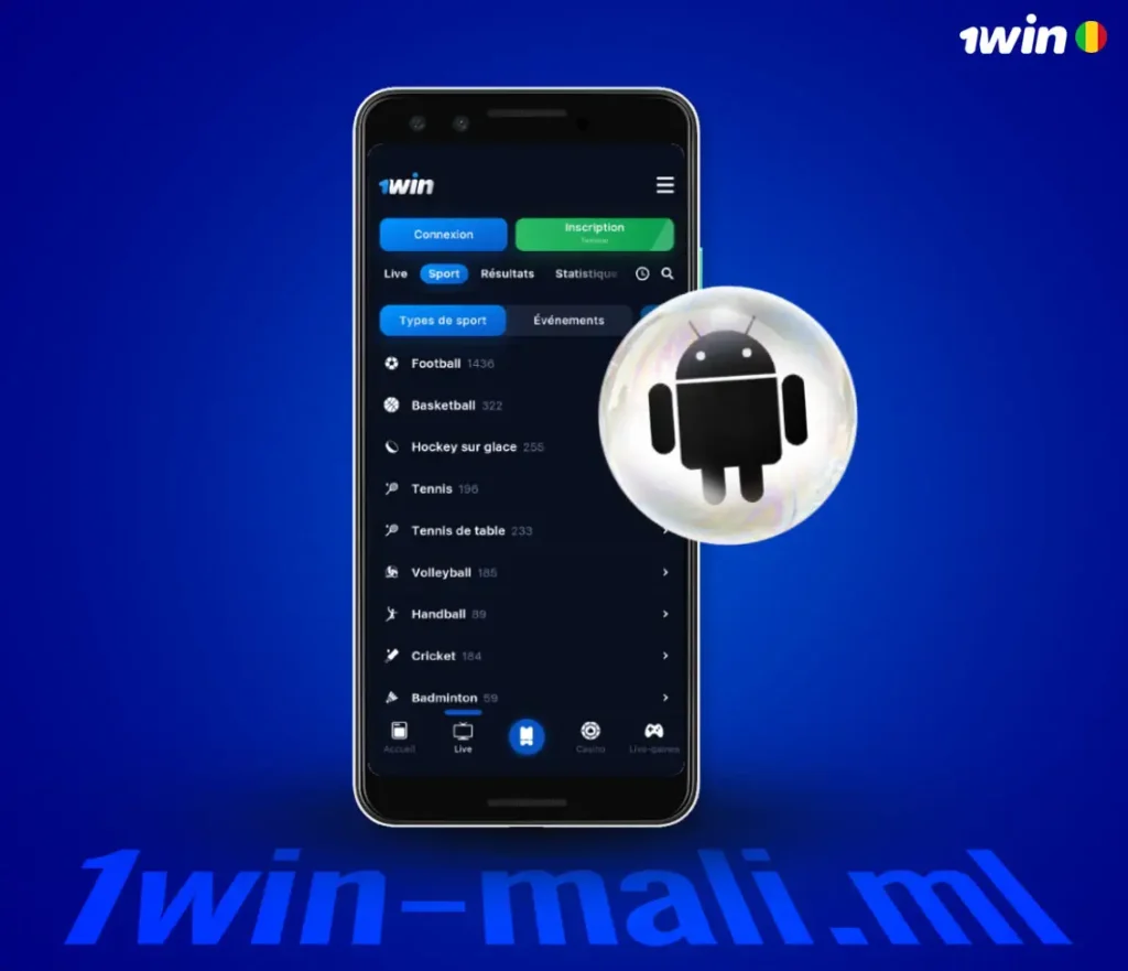 Téléchargez l'application 1win APK pour mobile Android
